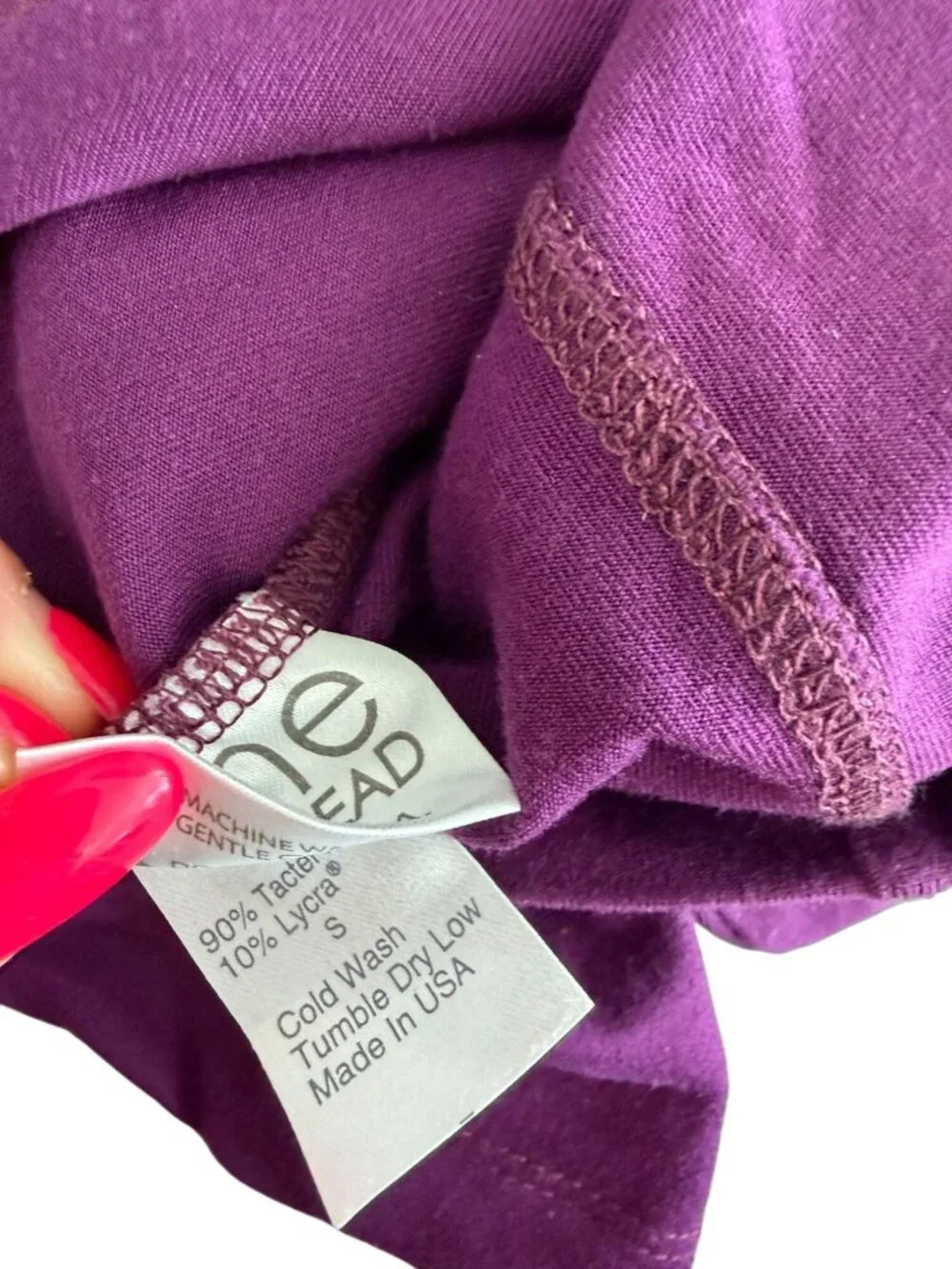 CANYON RANCH Purple Zip Track Jacket Size Small